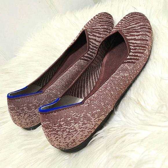 Rothy's Metallic Slip On Brown Flats Size W10🌴 - Picture 6 of 9